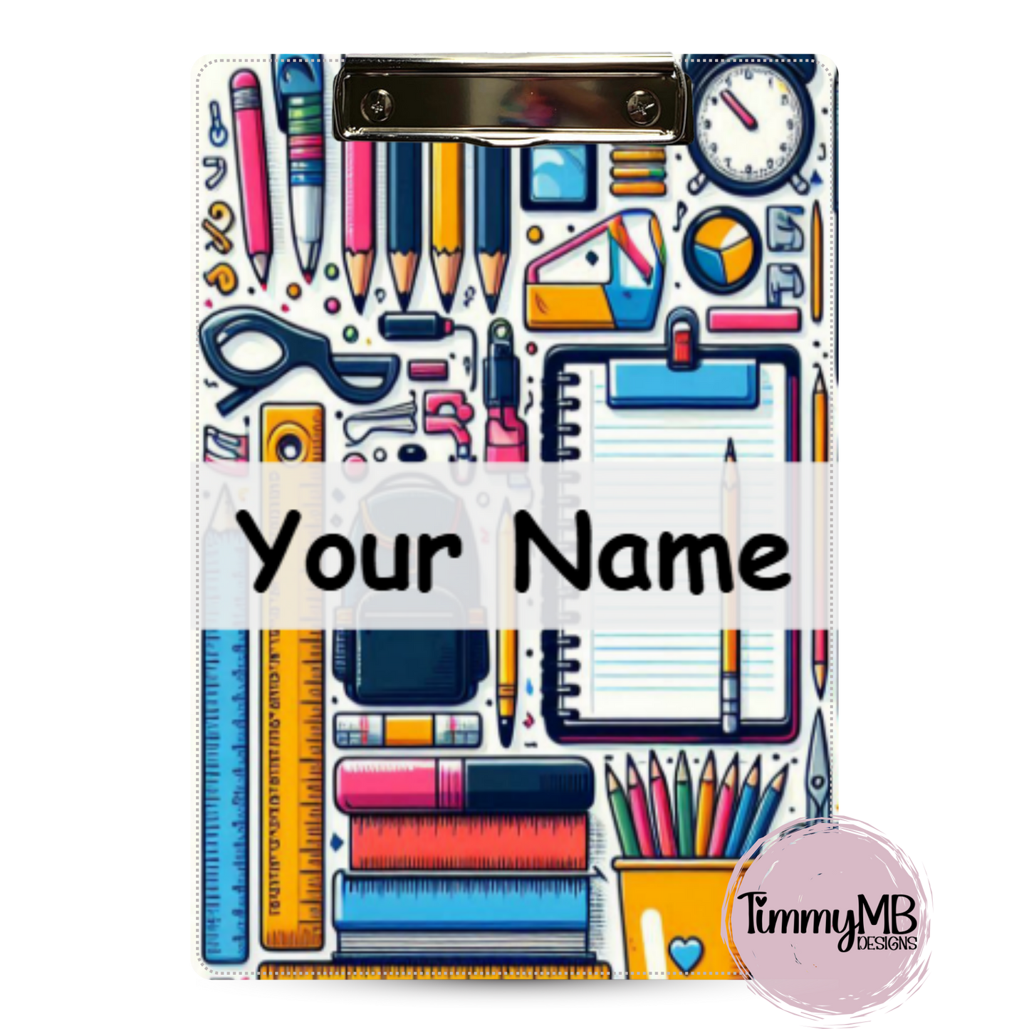 School Supplies - Custom Clipboard