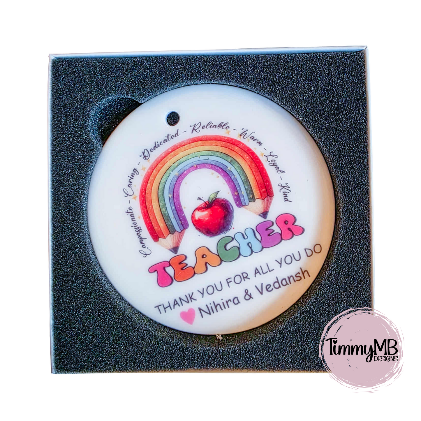 Ceramic Christmas Ornament - Custom Christmas Ornament