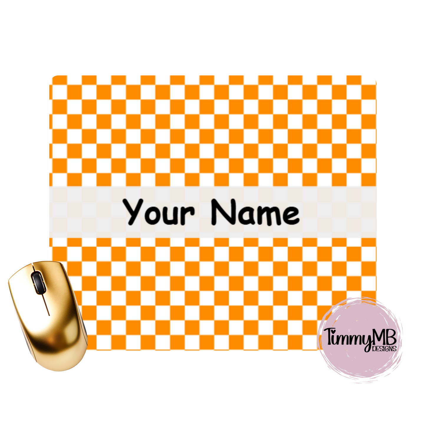 Checkered - Custom Mouse Pad