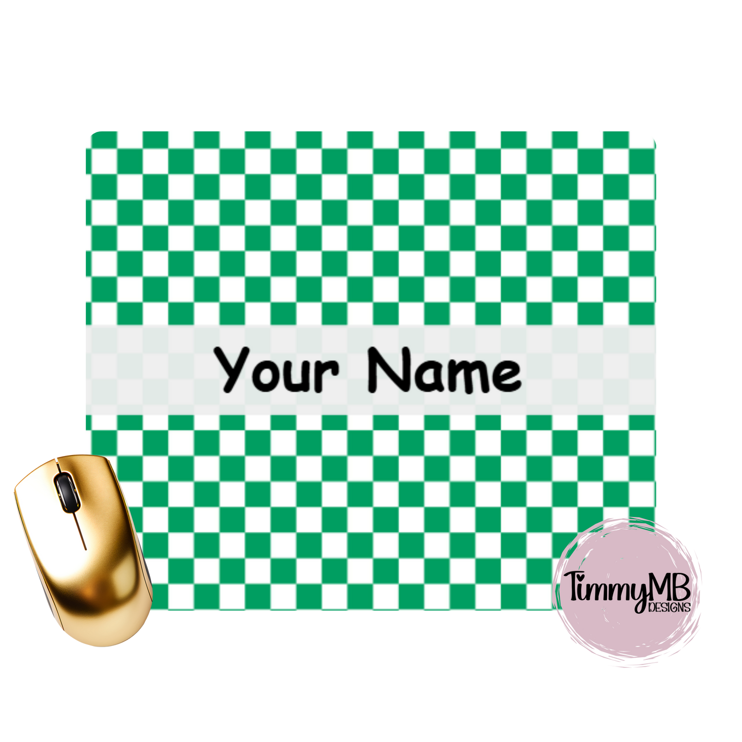 Checkered - Custom Mouse Pad