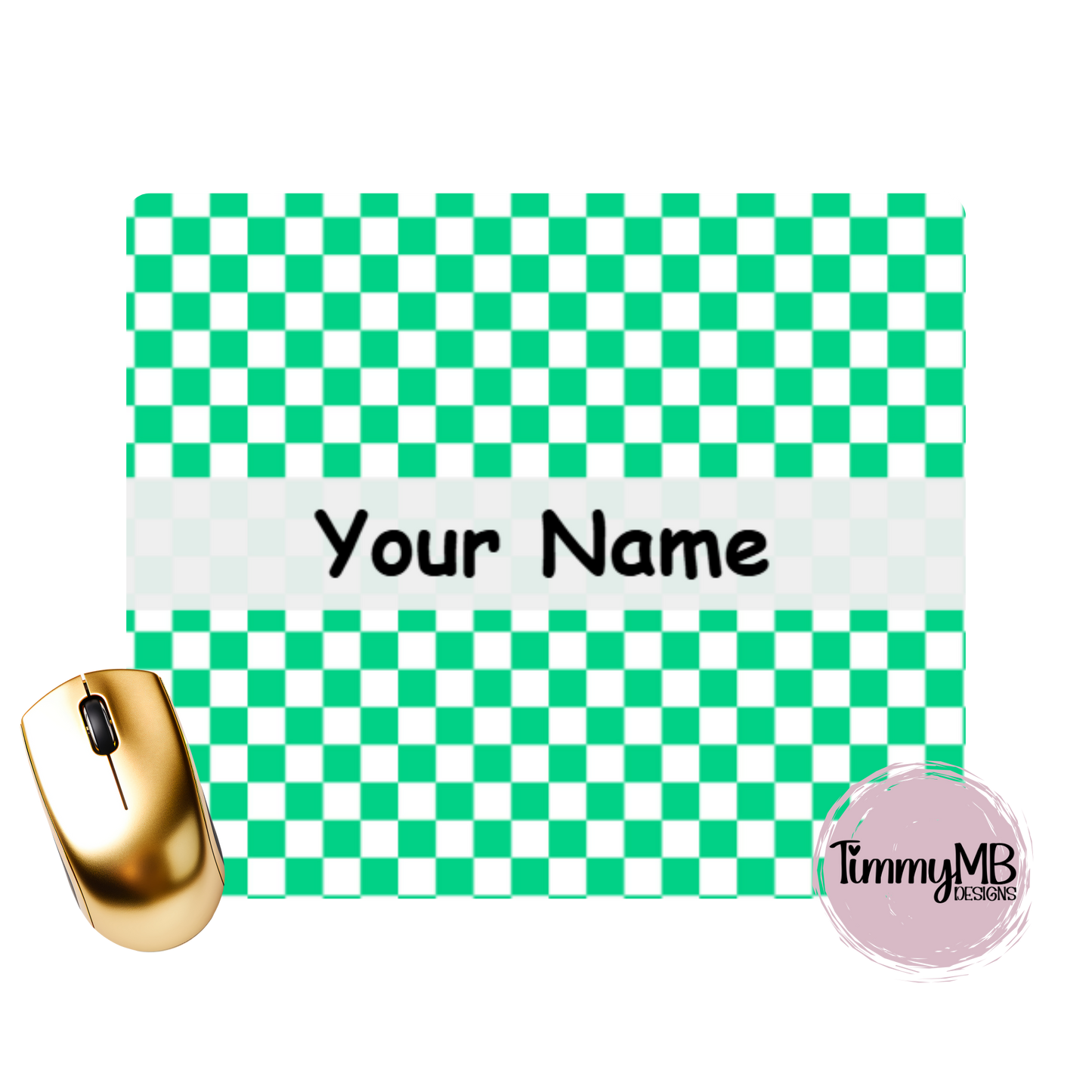 Checkered - Custom Mouse Pad