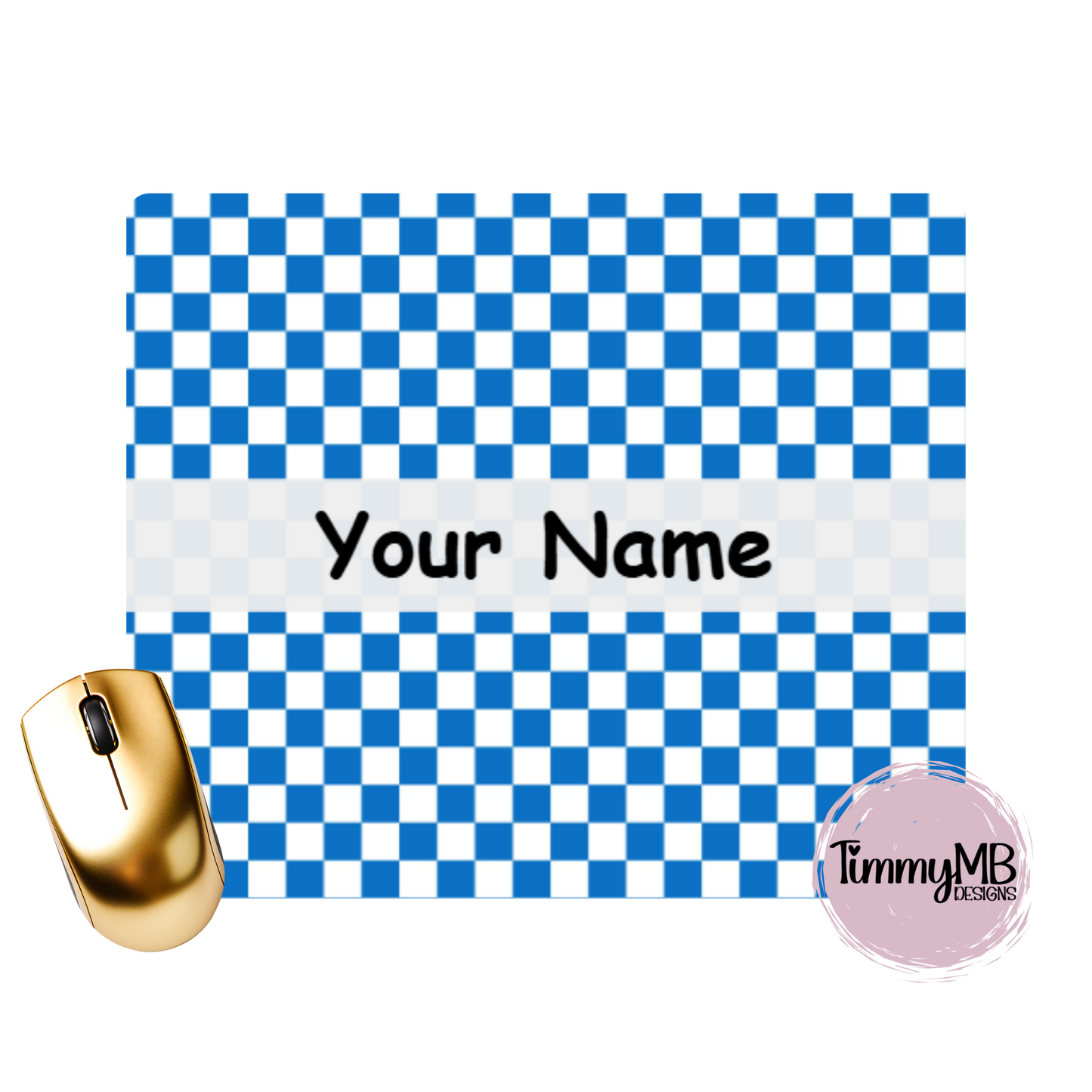 Checkered - Custom Mouse Pad