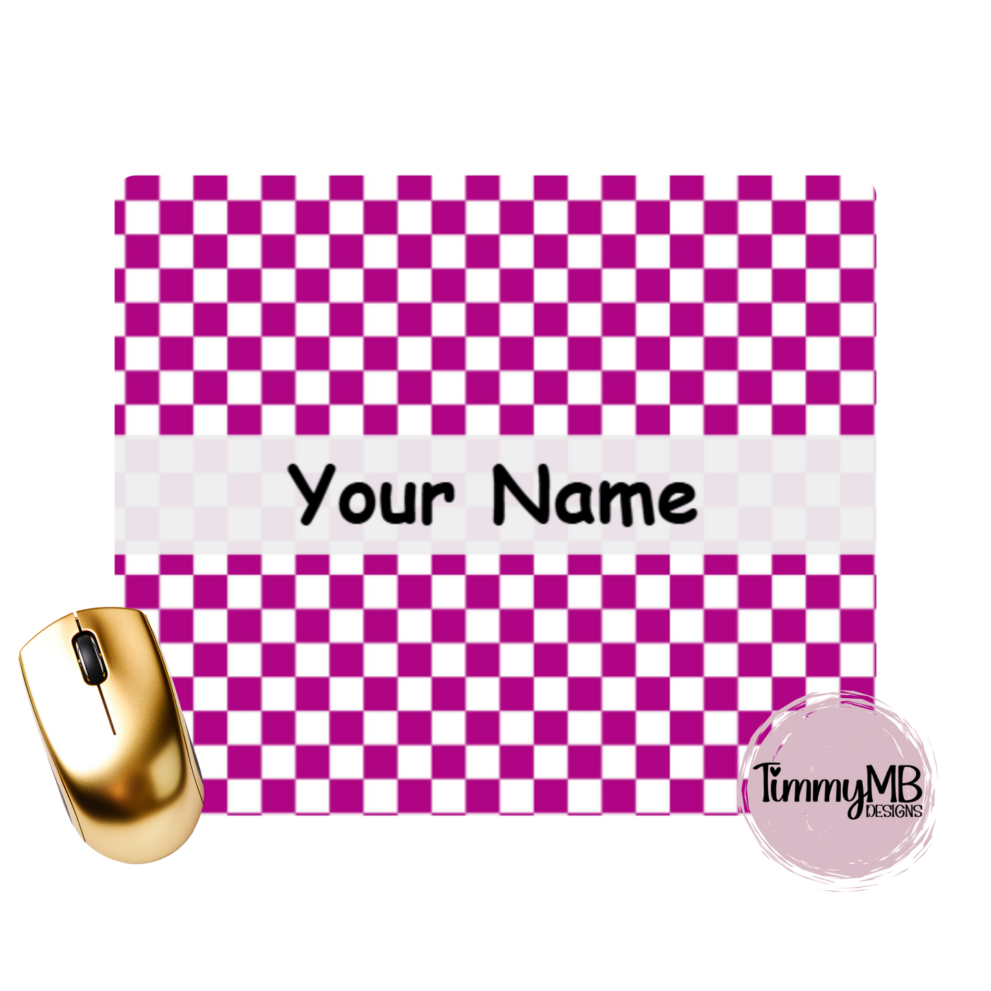 Checkered - Custom Mouse Pad