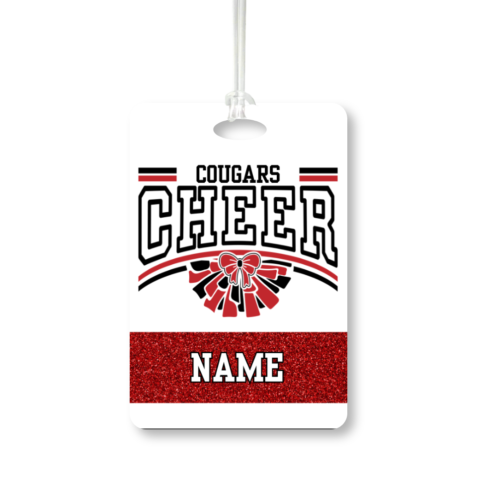 Bag Tag - Cougars Cheer