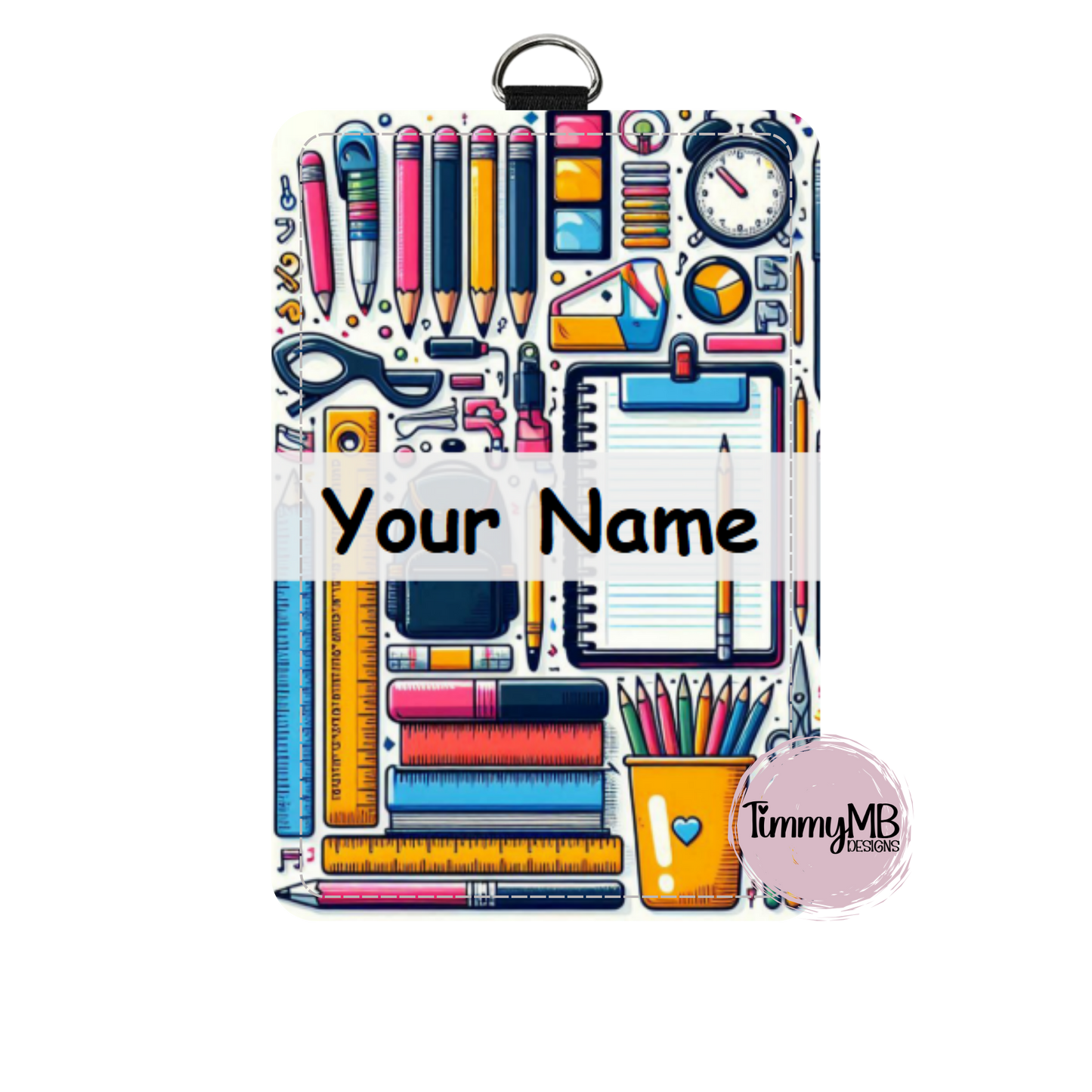 School Supplies - Custom ID Badge Holder