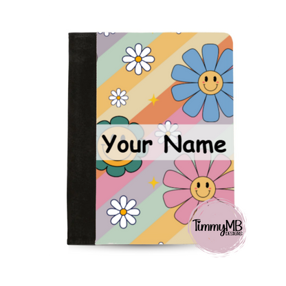 Boho Smiley Daisy - Custom Notepad Portfolio