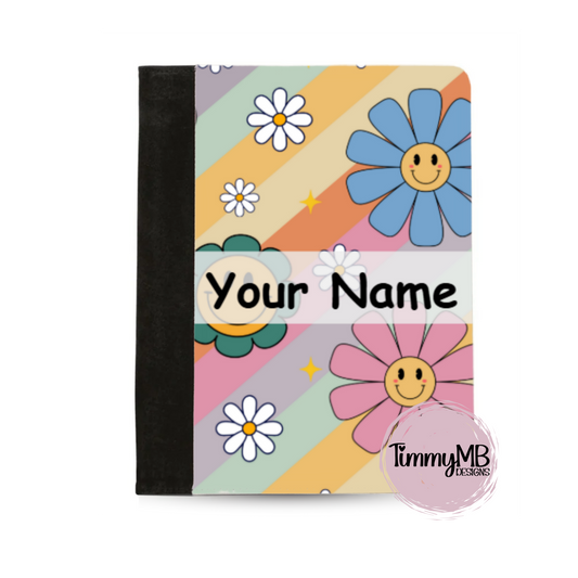 Boho Smiley Daisy - Custom Notepad Portfolio