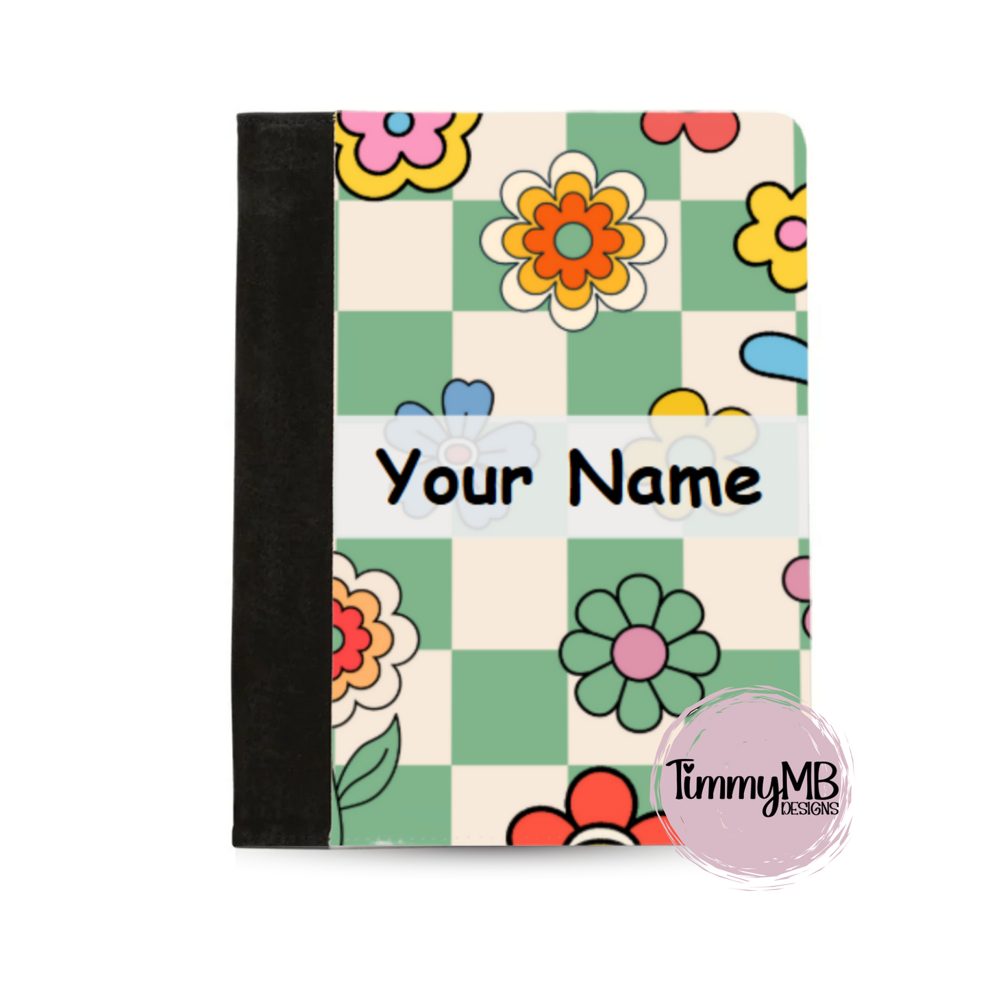 Boho Flowers - Custom Notepad Portfolio