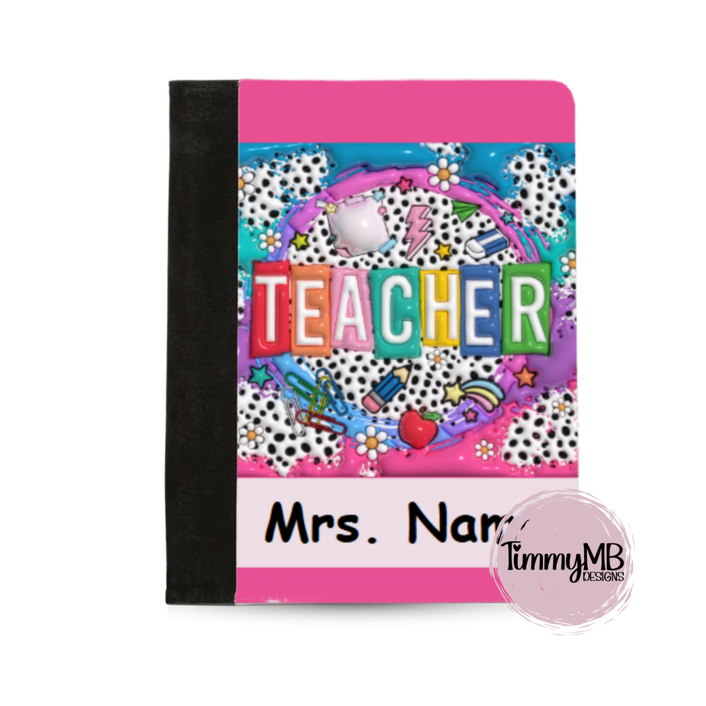 Inflated Teacher - Custom Notepad Portfolio