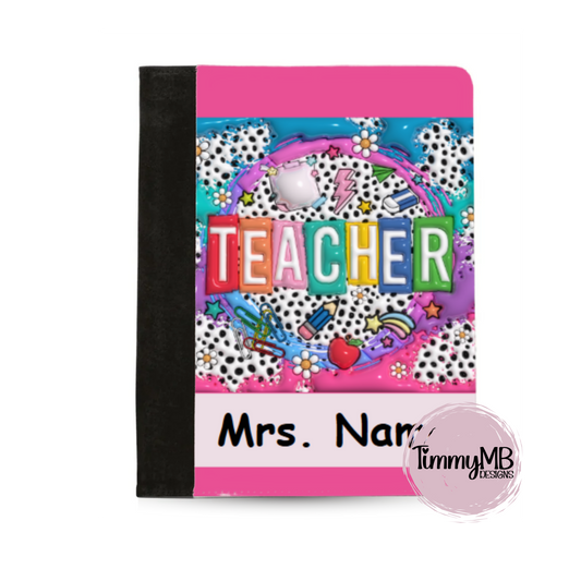 Inflated Teacher - Custom Notepad Portfolio