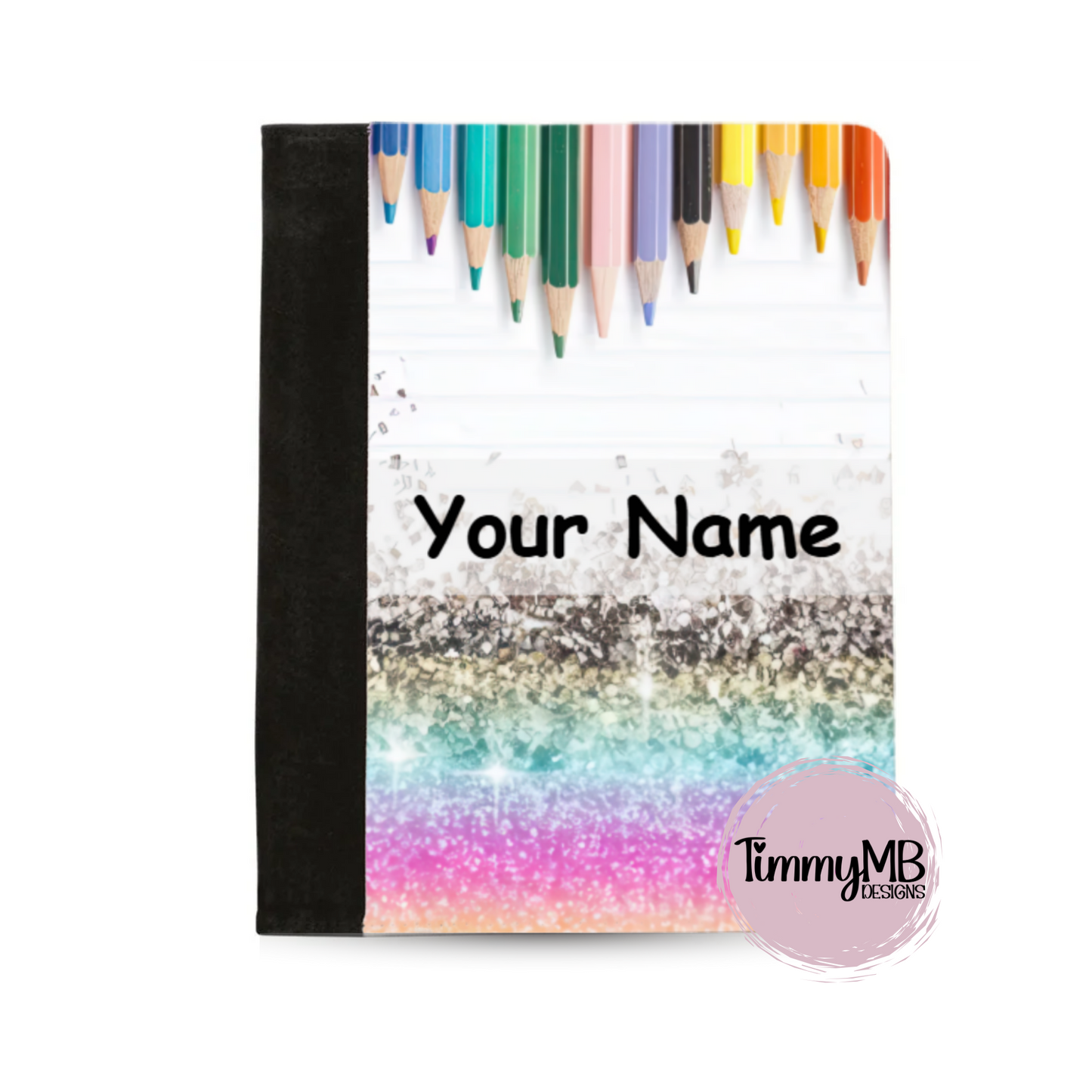 Pencil Glitter - Custom Notepad Portfolio
