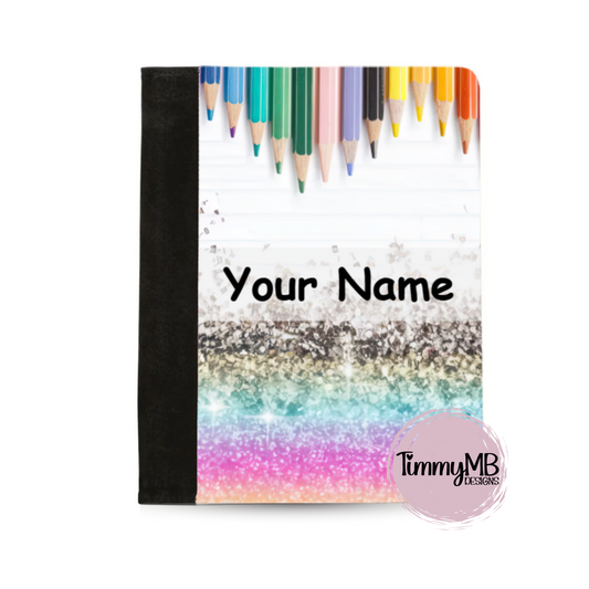 Pencil Glitter - Custom Notepad Portfolio