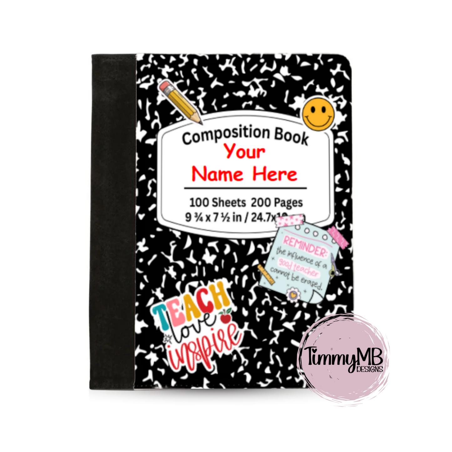 Composition Notebook - Custom Notepad Portfolio