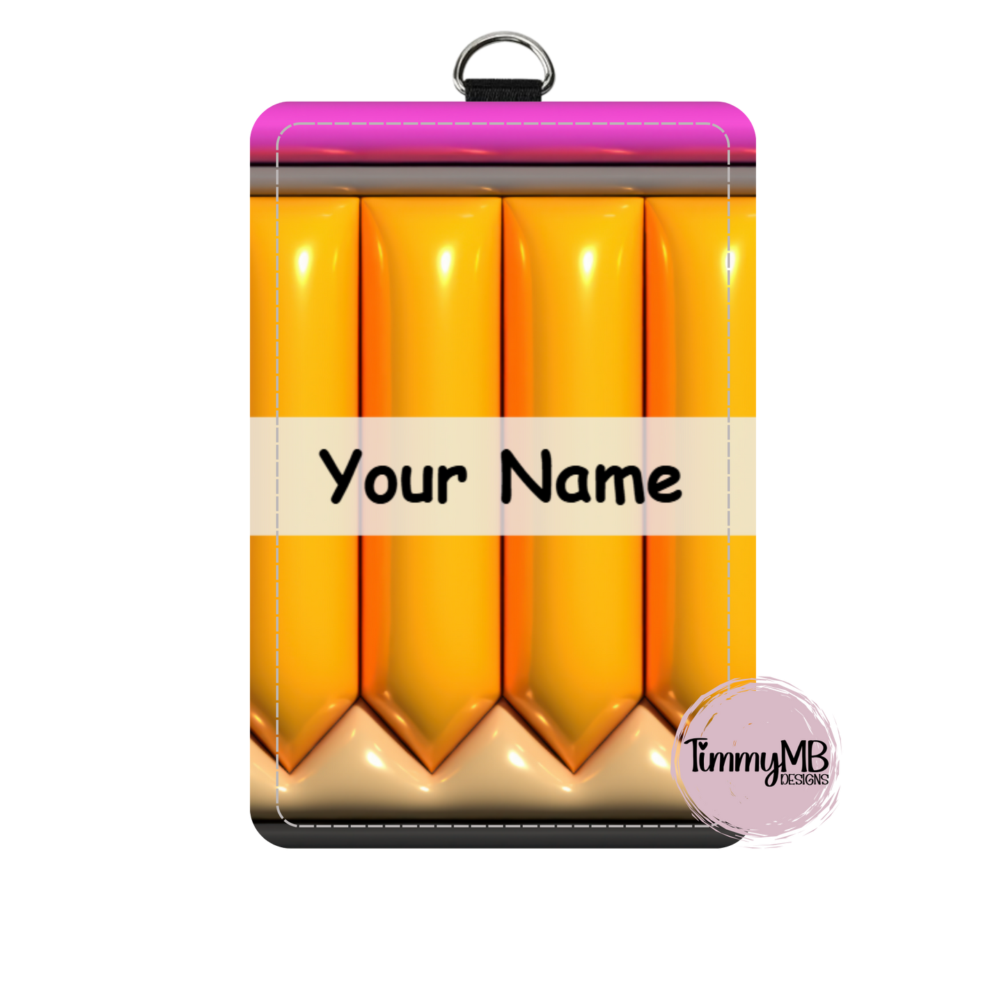 Bubble Pencil - Custom ID Badge Holder