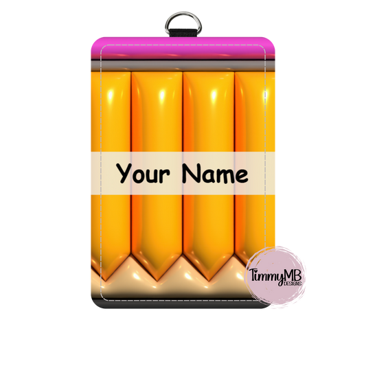 Bubble Pencil - Custom ID Badge Holder