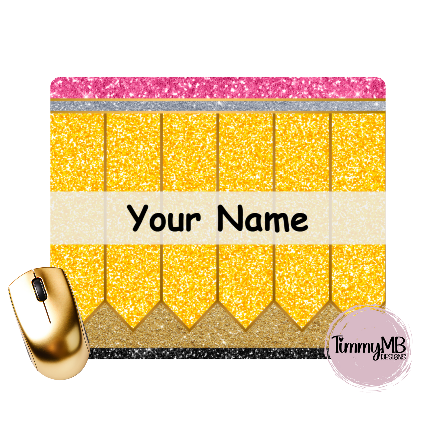 Glitter Pencil - Custom Mouse Pad