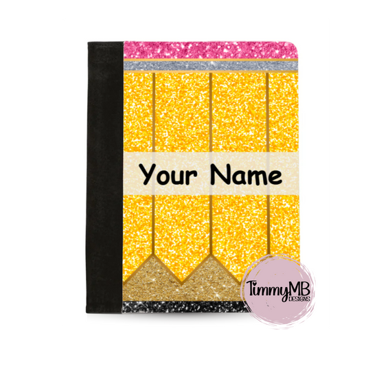 Glitter Pencil - Custom Notepad Portfolio