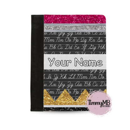Glitter Pencil: ABCs - Custom Notepad Portfolio