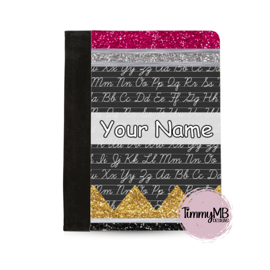 Glitter Pencil: ABCs - Custom Notepad Portfolio