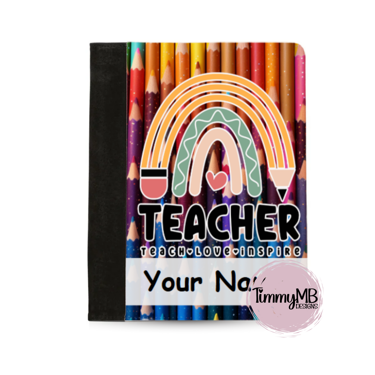 Pencil Rainbow - Custom Notepad Portfolio