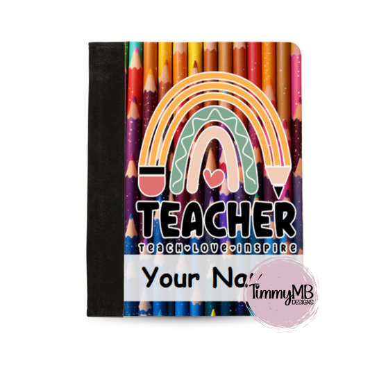 Pencil Rainbow - Custom Notepad Portfolio