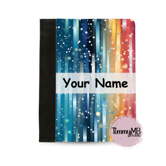 Rainbow Stripes: Shimmer - Custom Notepad Portfolio