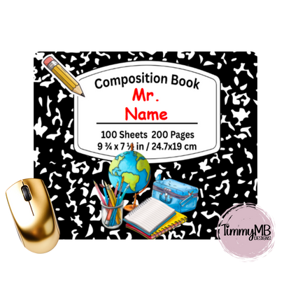 Composition Notebook: Neutral - Custom Mouse Pad