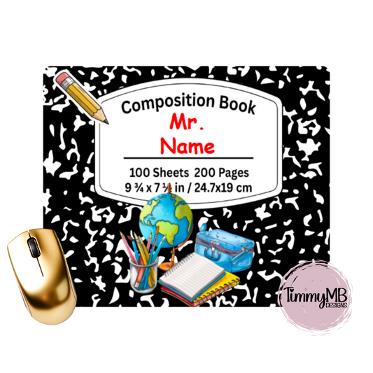 Composition Notebook: Neutral - Custom Mouse Pad