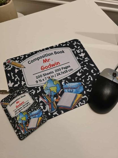 Composition Notebook - Custom Mouse Pad