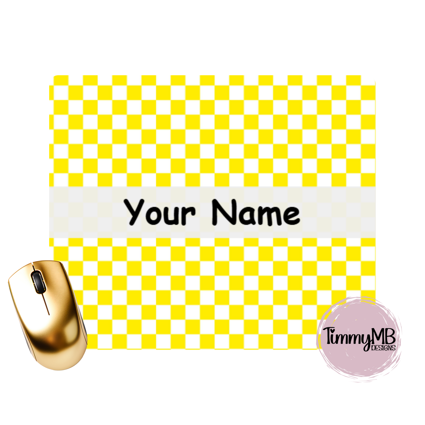 Checkered - Custom Mouse Pad