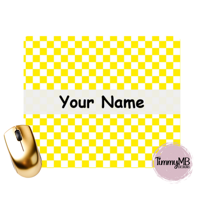 Checkered - Custom Mouse Pad