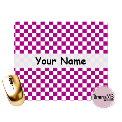 Checkered - Custom Mouse Pad