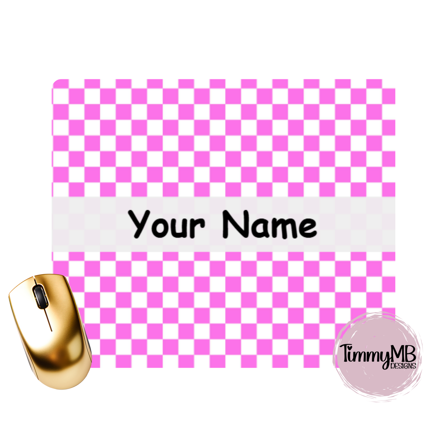 Checkered - Custom Mouse Pad