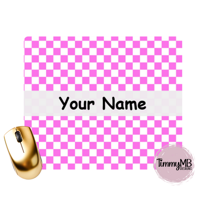 Checkered - Custom Mouse Pad