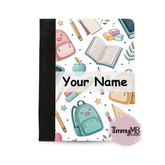 School Supplies: Backpack - Custom Notepad Portfolio