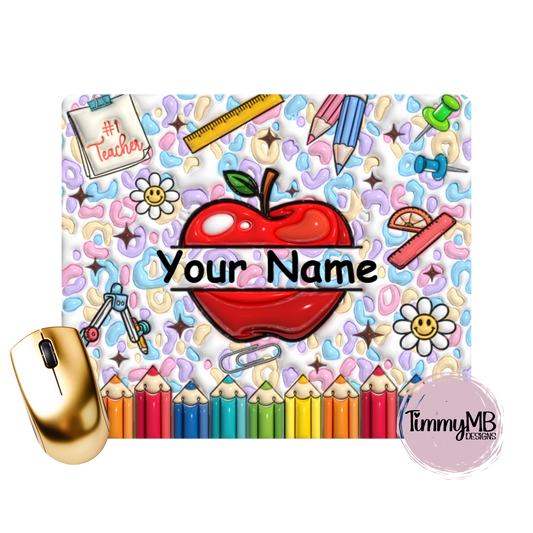 Bubble Apple - Custom Mouse Pad