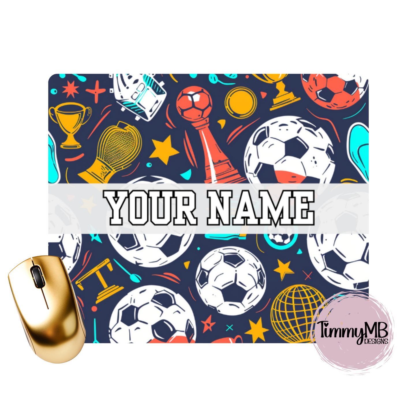 Soccer Champ - Custom Mouse Pad