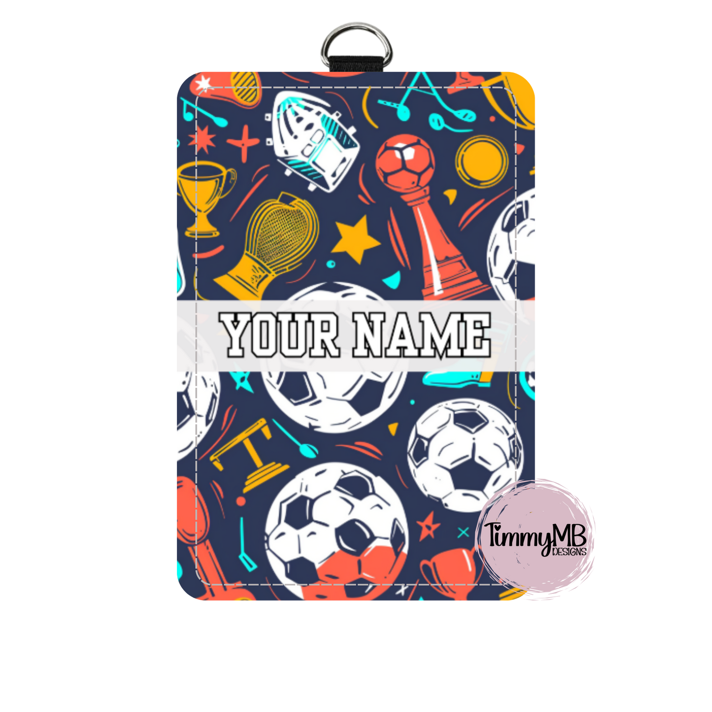 Soccer Champ - Custom ID Badge Holder