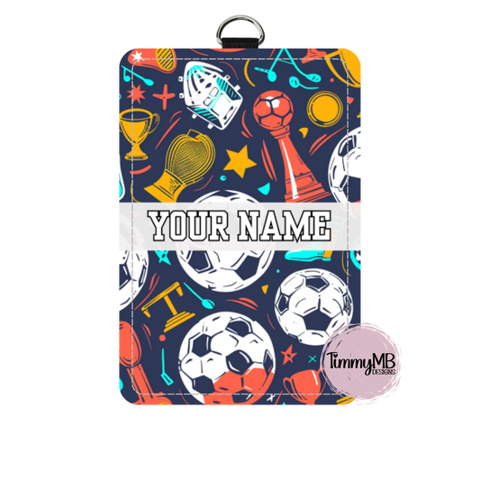 Soccer Champ - Custom ID Badge Holder