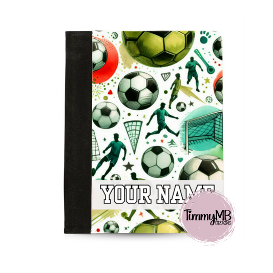 Soccer Player - Custom Notepad Portfolio