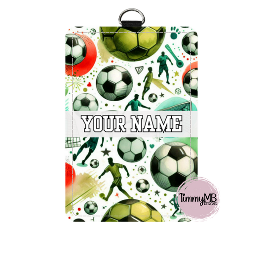 Soccer Player - Custom ID Badge Holder