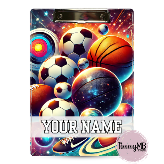 Sports Balls: Galaxy - Custom Clipboard