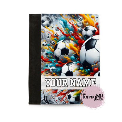 Soccer Balls: Exploding Paint - Custom Notepad Portfolio
