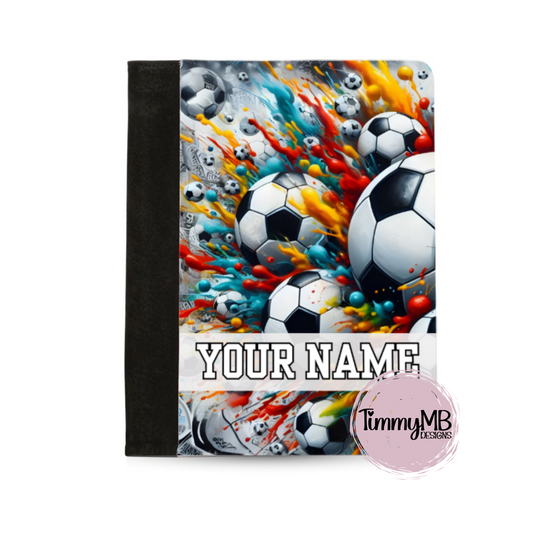 Soccer Balls: Exploding Paint - Custom Notepad Portfolio