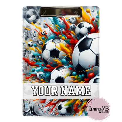 Soccer Balls: Exploding Paint - Custom Clipboard