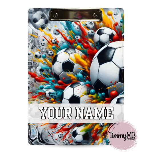 Soccer Balls: Exploding Paint - Custom Clipboard