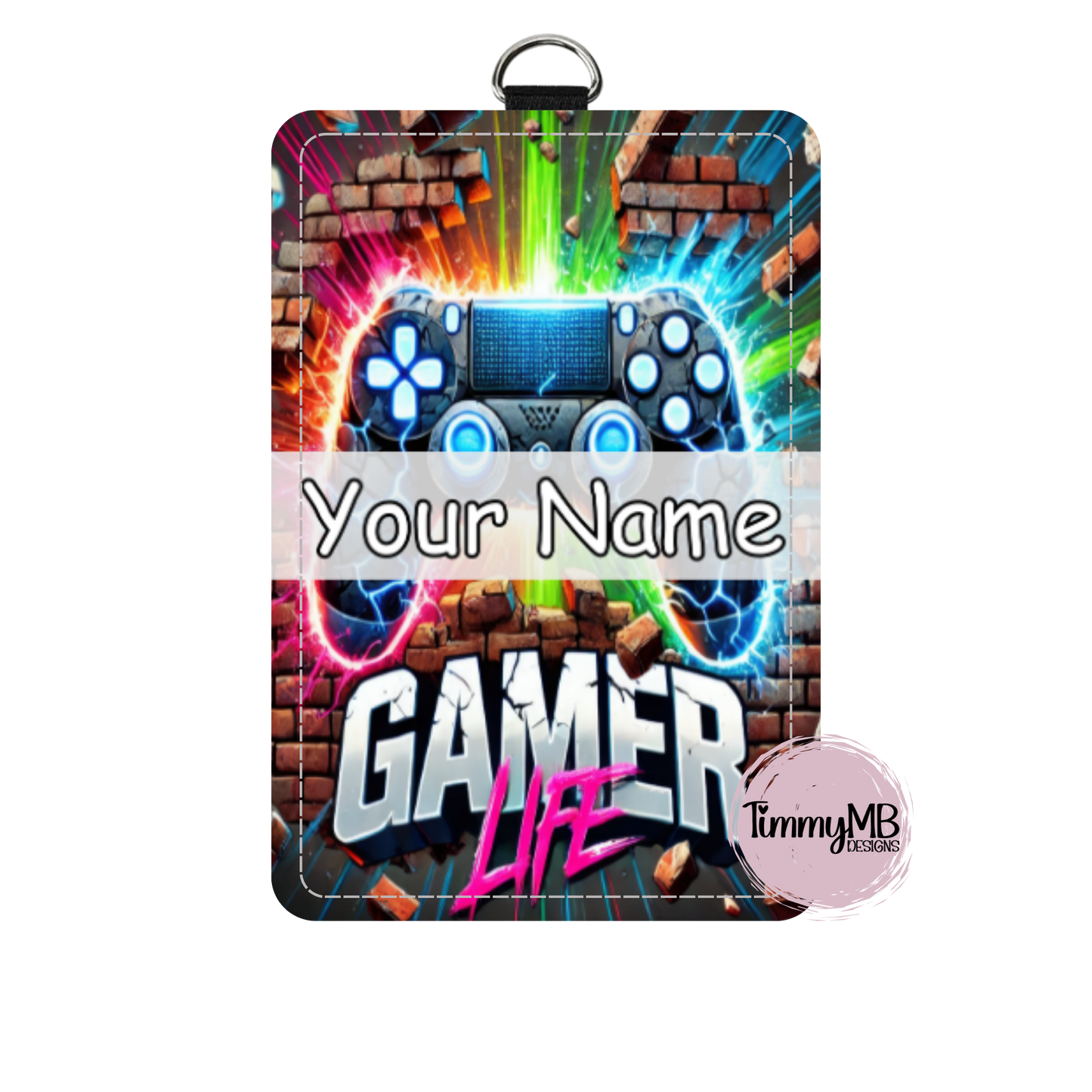 Gamer Life - Custom ID Badge Holder