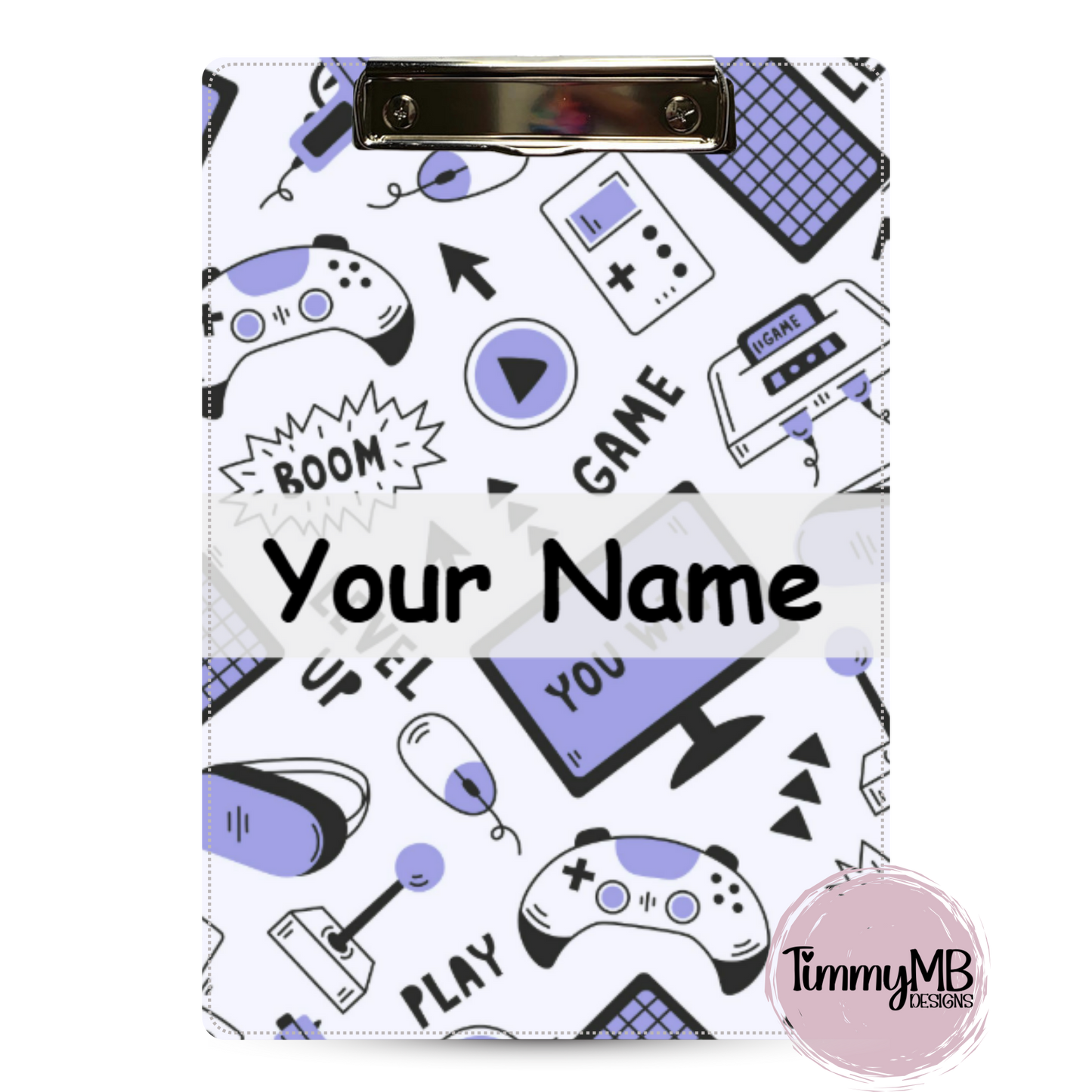 Game Doodles - Custom Clipboard