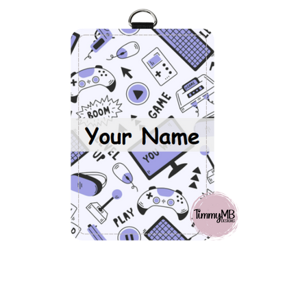 Game Doodles - Custom ID Badge Holder