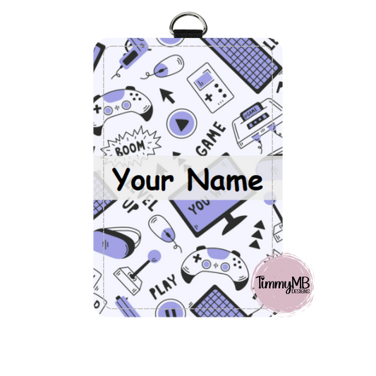 Game Doodles - Custom ID Badge Holder